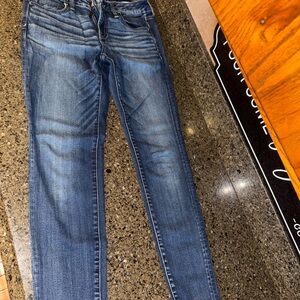 American Eagle Outfitters Dark Blue Skinny Jeans
